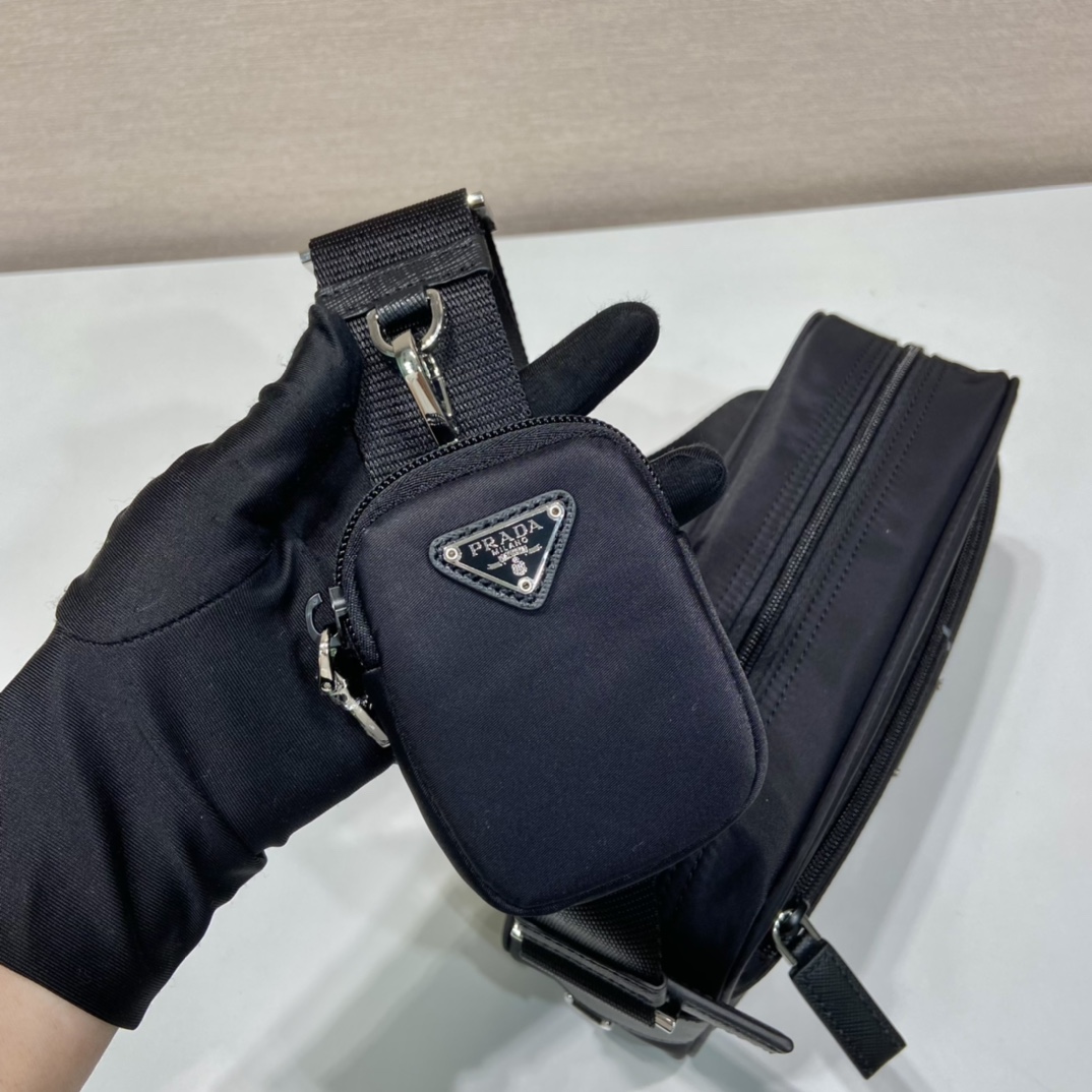 Prada 1BC167 Crossbody Bag -23*15*7CM