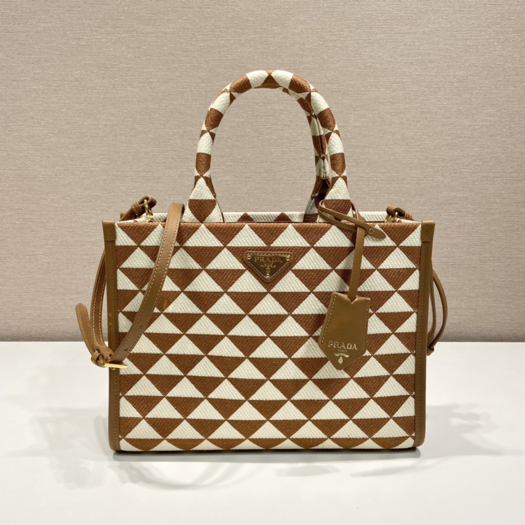 Prada Small Tote In Saffiano Leather 1BA354-28*22*9CM