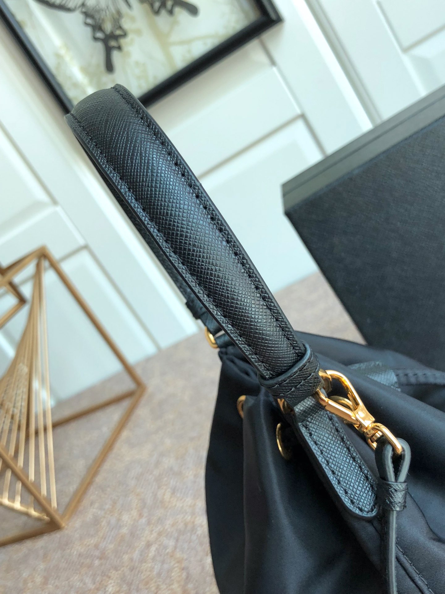 Prada Backpack 1BH038-18x23x12CM Prada Backpack 1BH038-18x23x12CM