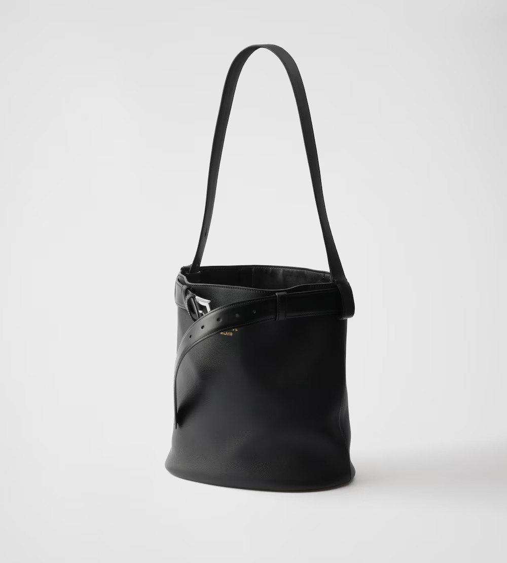 PRADA Calfskin Bucket Bag