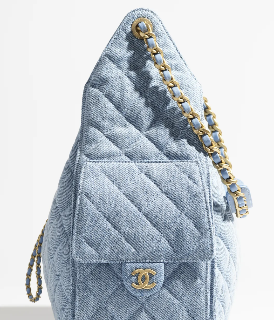 CHANEL 25 Denim Small Handbag