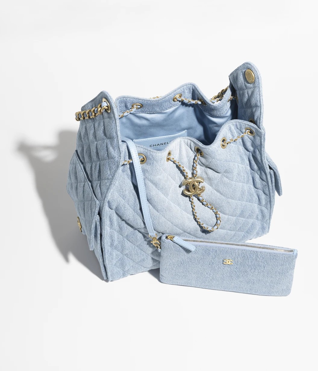 CHANEL 25 Denim Small Handbag