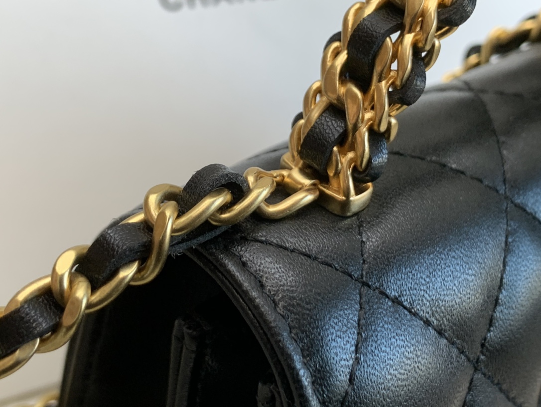 Ch@nel Flap Bag-9.5*12.5*3.5CM