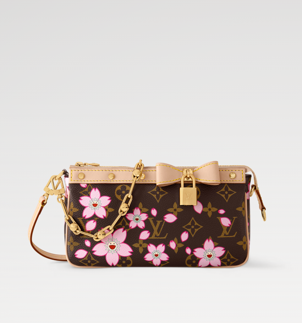 LOUIS VUITTON MURAKAMI LV × TM POCHETTE ACCESSORY M13666 (22*13*4cm)