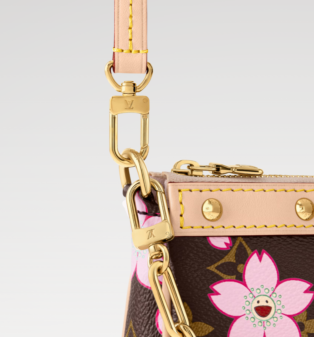 LOUIS VUITTON MURAKAMI LV × TM POCHETTE ACCESSORY M13666 (22*13*4cm)