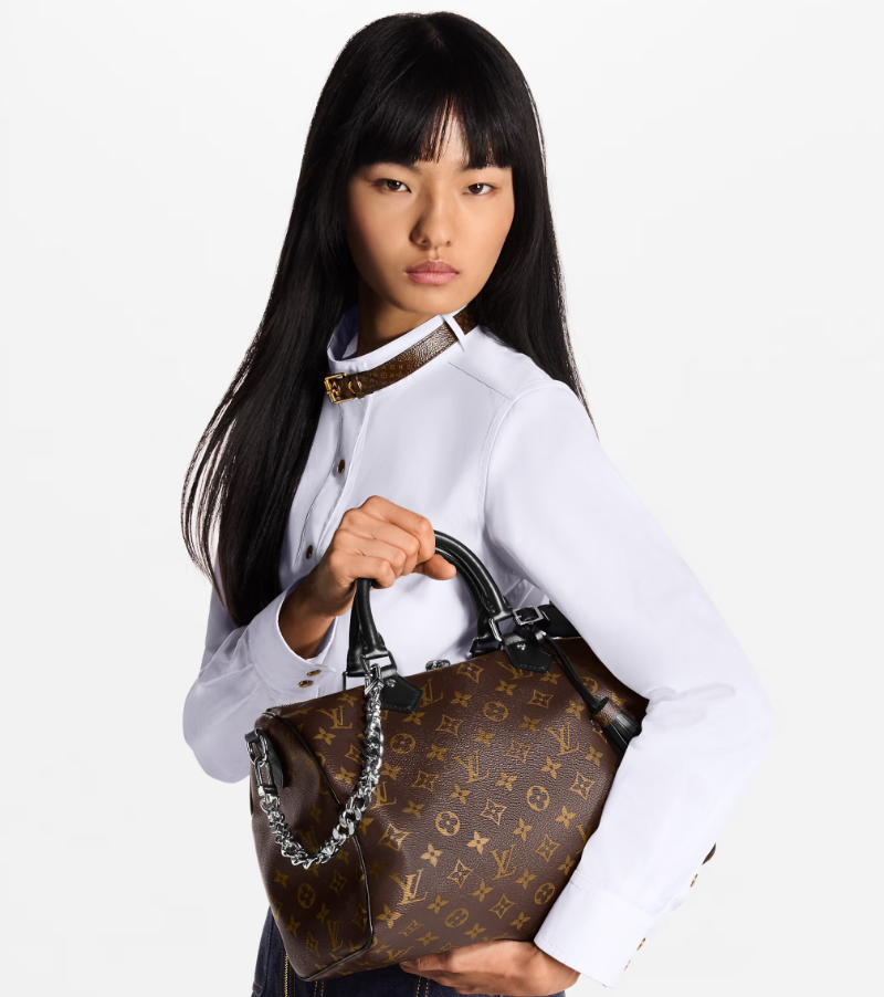 LOUIS VUITTON SPEEDY SOFT 30 DARK M12243