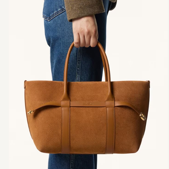 LORO PIANA Ghiera Shopper Small Calfskin