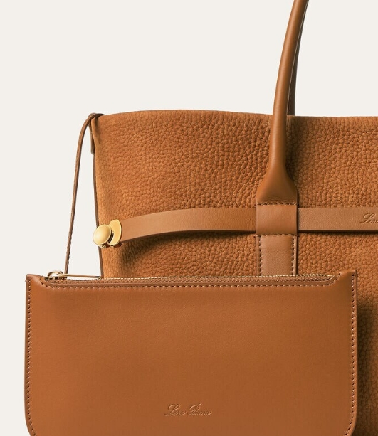 LORO PIANA Ghiera Shopper Small Calfskin