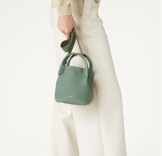 LORO PIANA Micro Bale bag Grained Calfskin