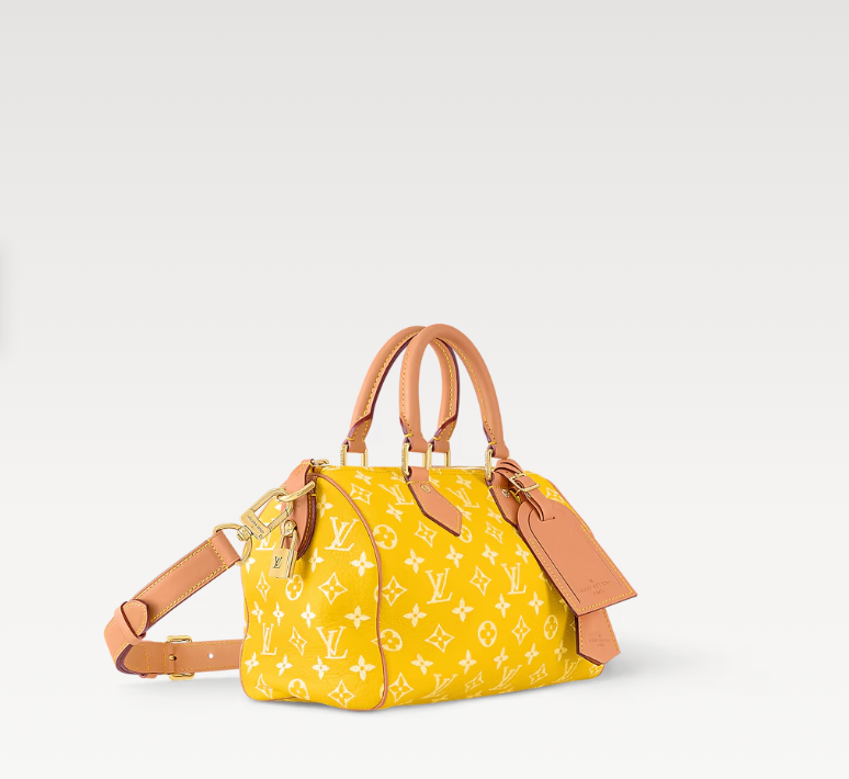 LOUIS VUITTON SPEEDY P9 BANDOULIÈRE 25 Jaune Mat