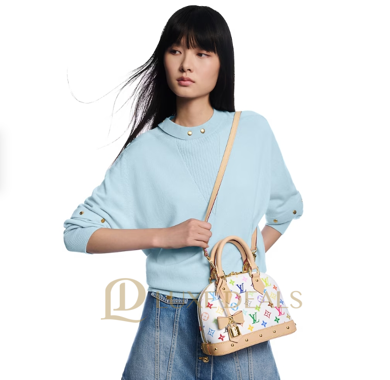 LOUIS VUITTON MURAKAMI LV X TM ALMA BB M13078 (23.5*17.5*11.5cm)