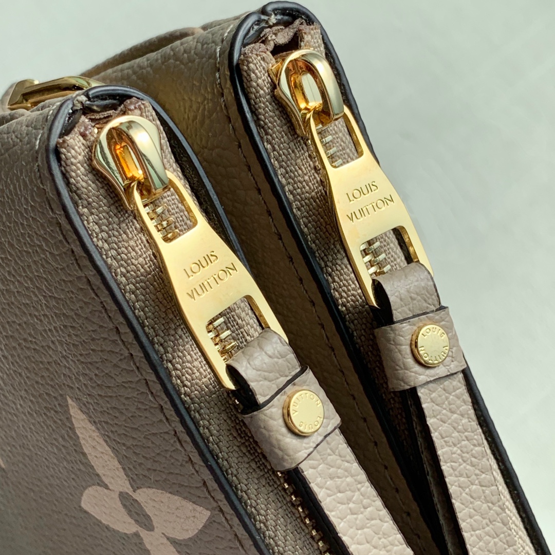 Louis Vuitton M80084 Pochette Double Zip Bag -20*12.5*3CM Louis Vuitton M80084 Pochette Double Zip Bag -20*12.5*3CM