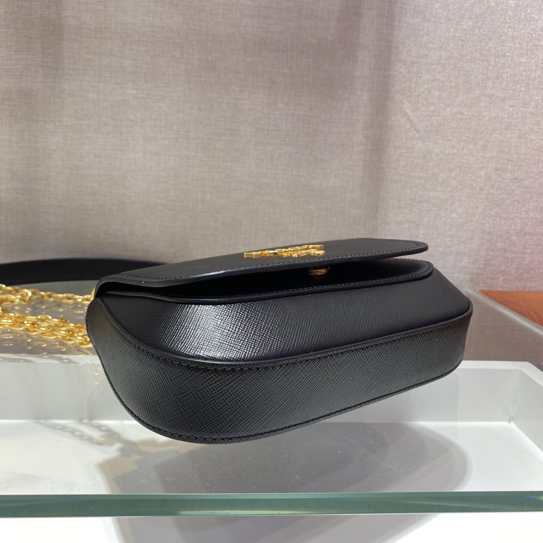 Prada Saffiano Chain Bag1BD275-22*14*7CM Prada Saffiano Chain Bag1BD275-22*14*7CM