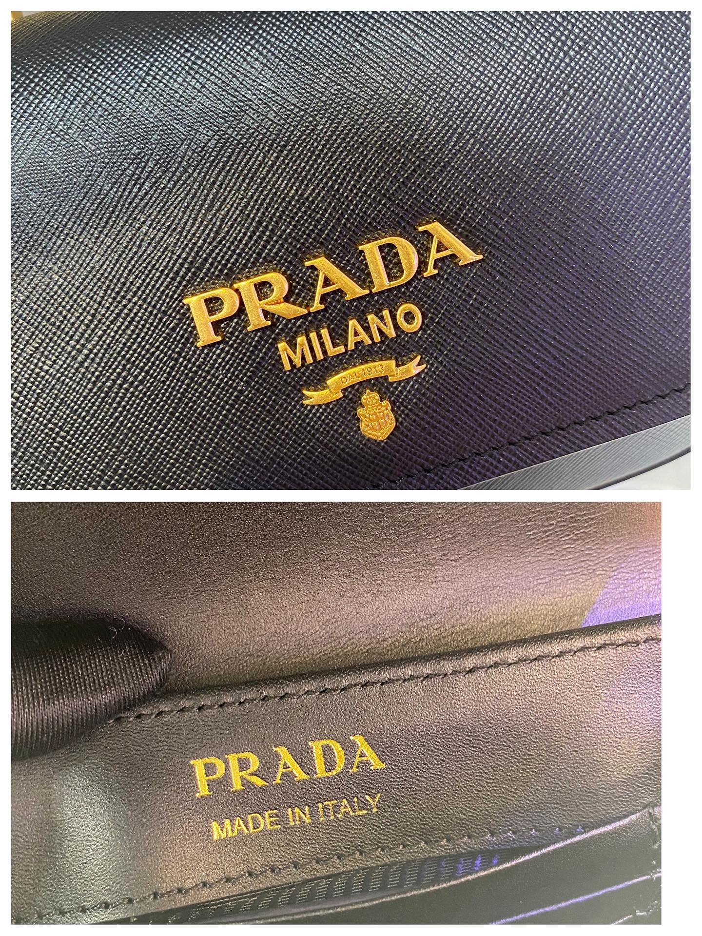 Prada Saffiano Chain Bag1BD275-22*14*7CM Prada Saffiano Chain Bag1BD275-22*14*7CM