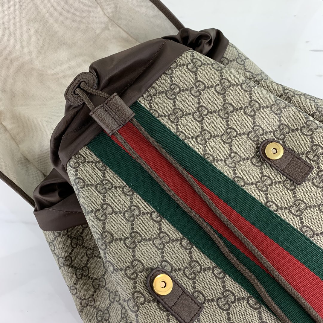 Gucci GG SupremeBackpack-24*40*16CM Gucci GG SupremeBackpack-24*40*16CM