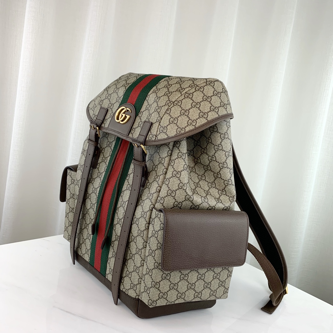 Gucci GG SupremeBackpack-24*40*16CM Gucci GG SupremeBackpack-24*40*16CM
