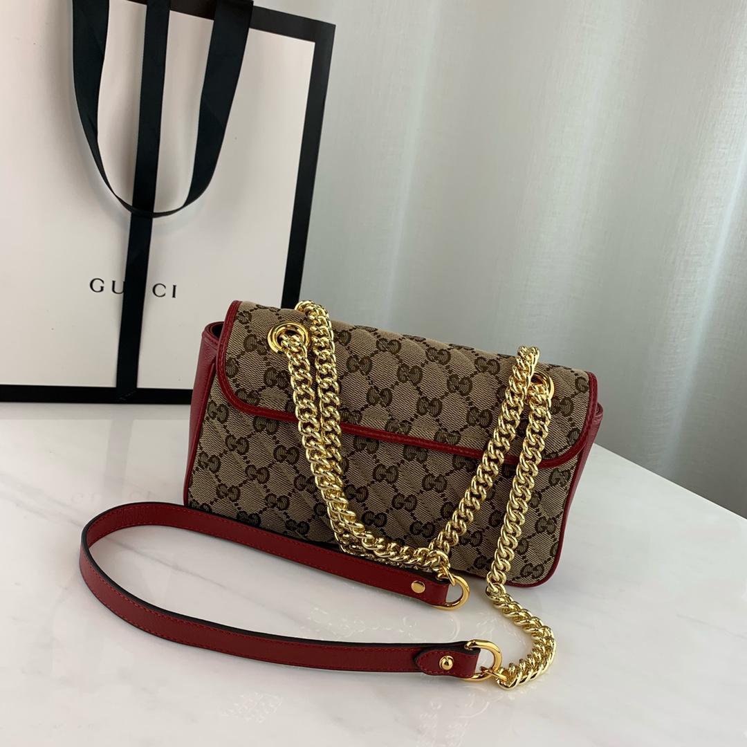 Gucci Marmont Bag-14*23*6CM Gucci Marmont Bag-14*23*6CM