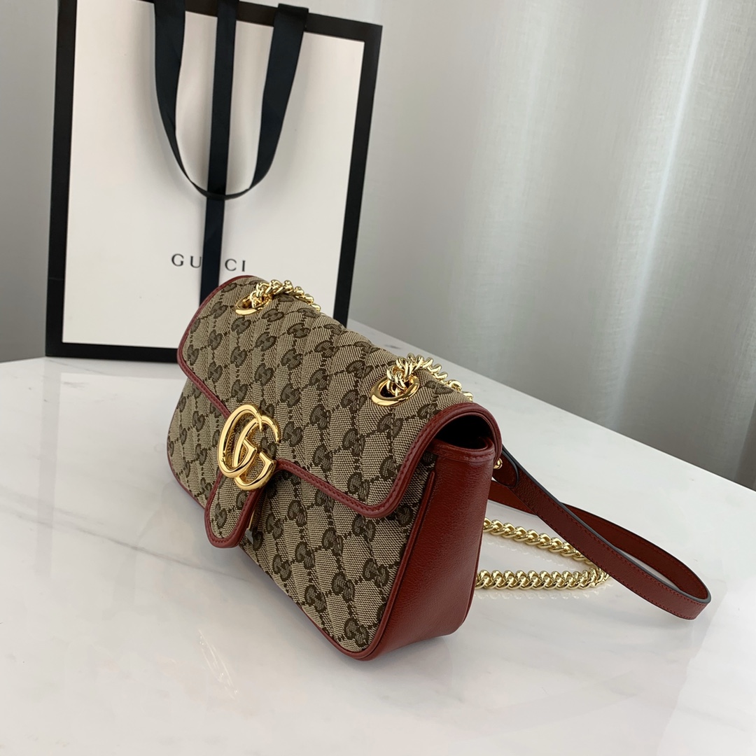 Gucci Marmont Bag-14*23*6CM Gucci Marmont Bag-14*23*6CM