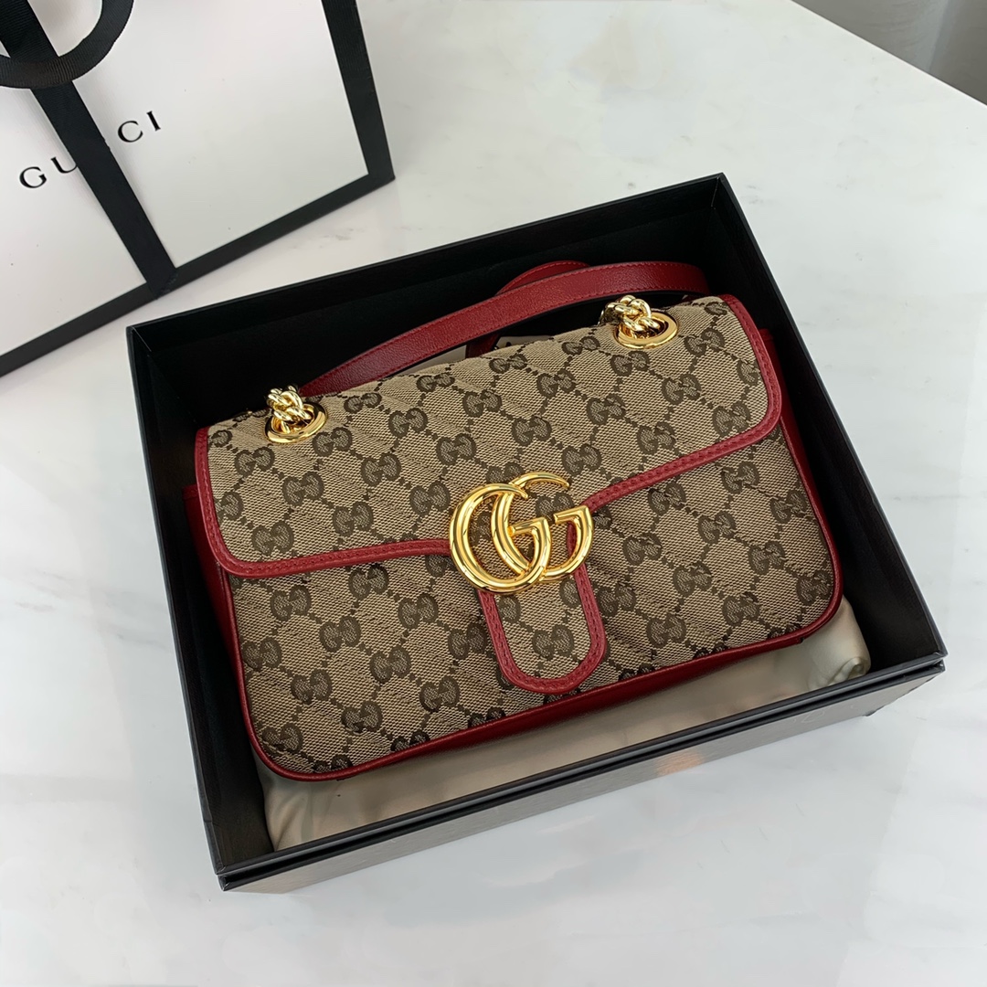Gucci Marmont Bag-14*23*6CM Gucci Marmont Bag-14*23*6CM