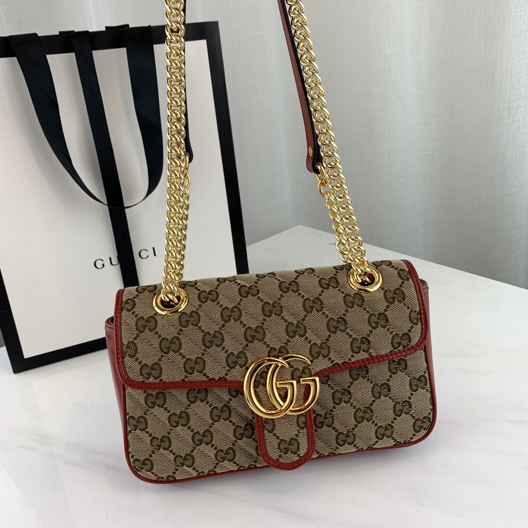 Gucci Marmont Bag-14*23*6CM Gucci Marmont Bag-14*23*6CM