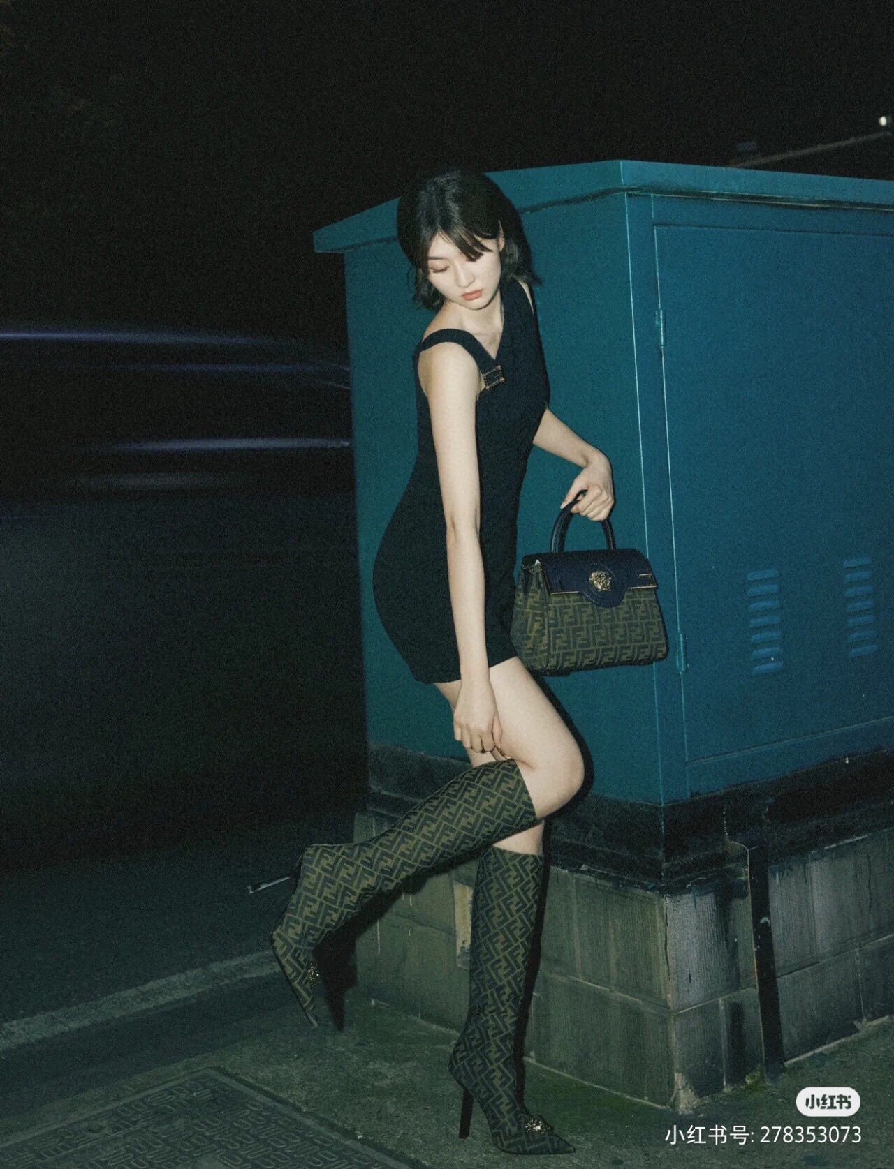Fendace Versace by Fendi Bag-25*15*22CM