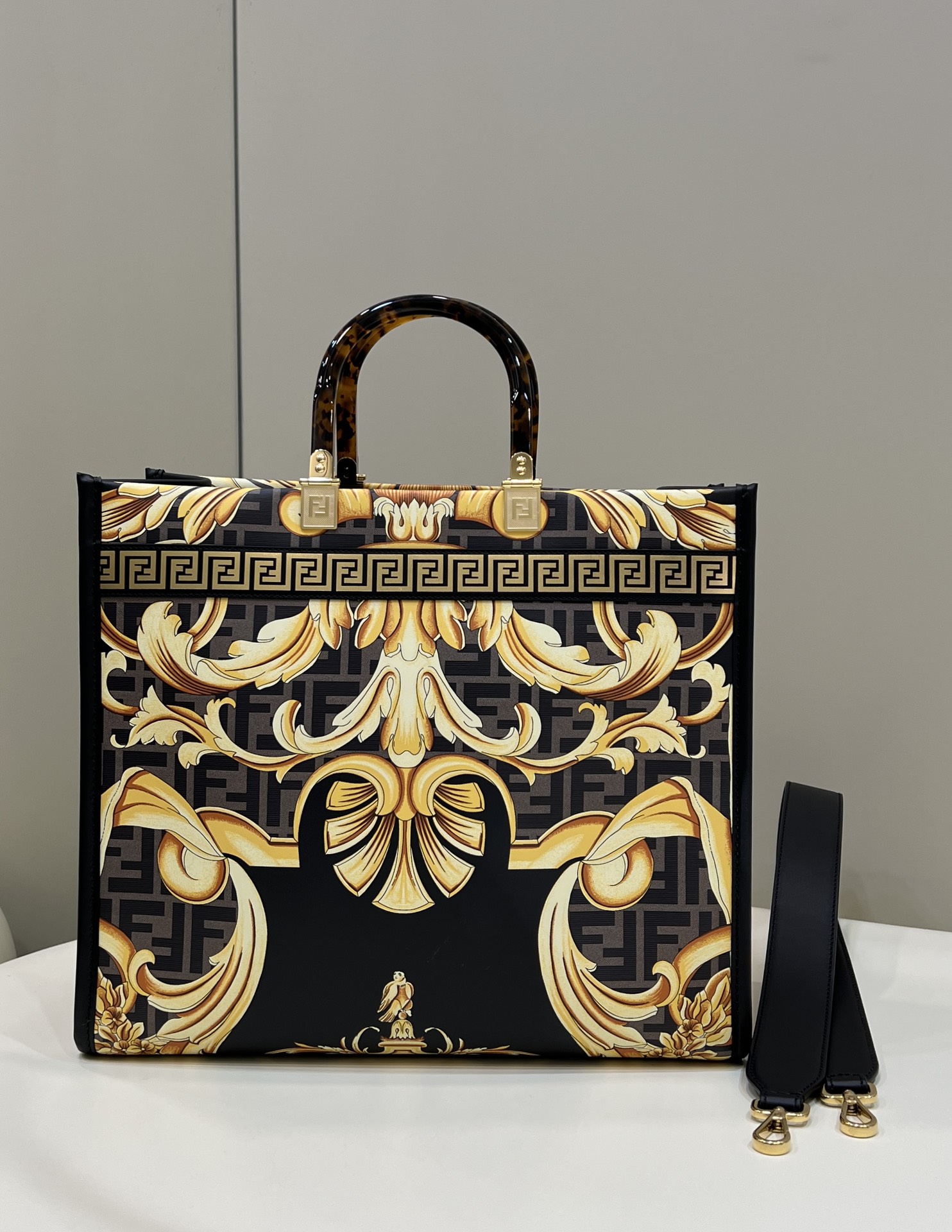 Fendi & Versace Tote-36*17*31CM