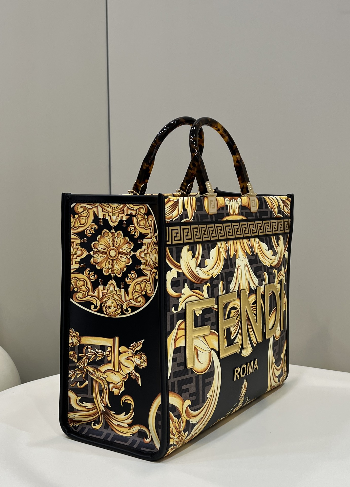 Fendi & Versace Tote-36*17*31CM