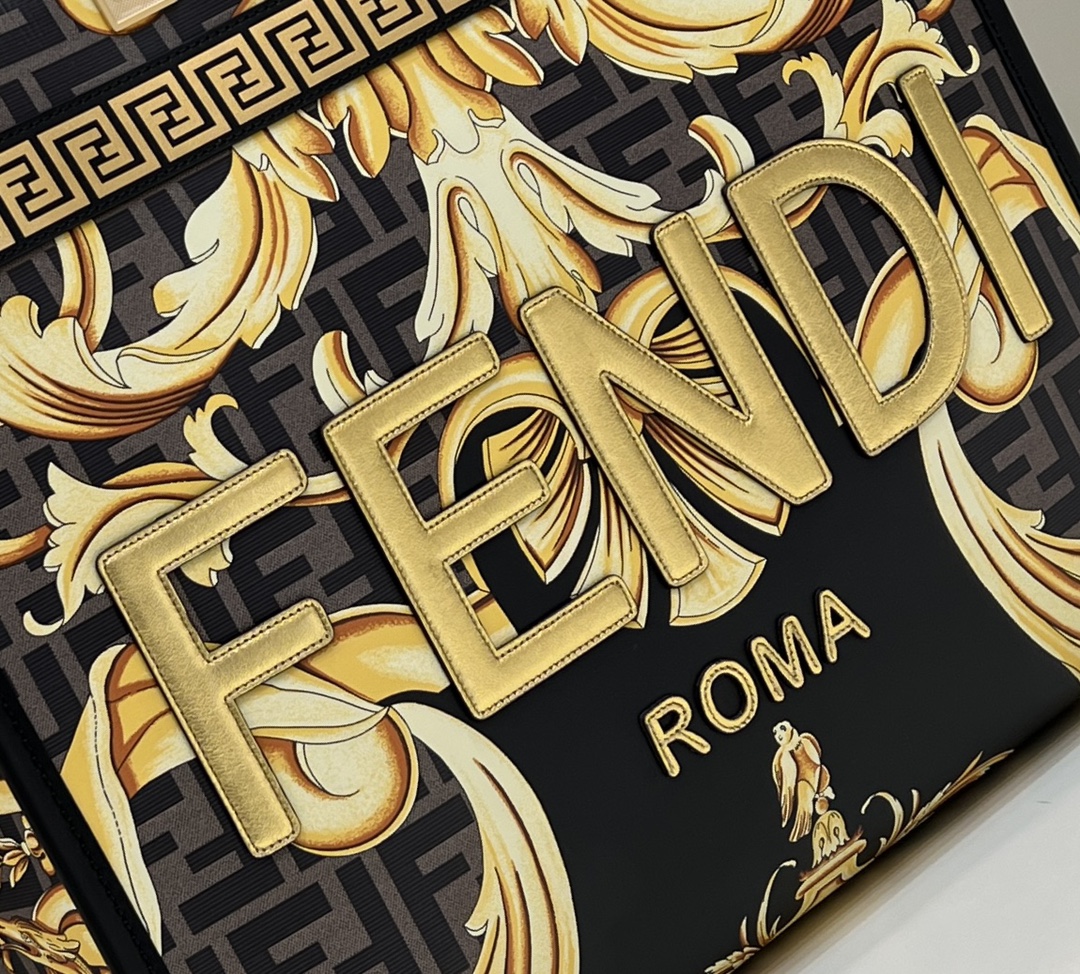 Fendi & Versace Tote-36*17*31CM