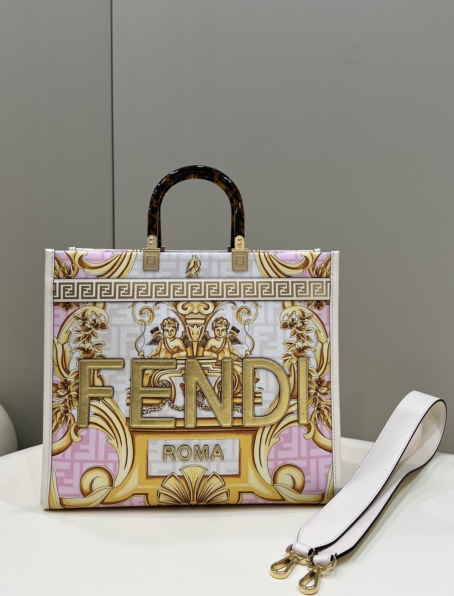 Fendi & Versace Tote-36*17*31CM