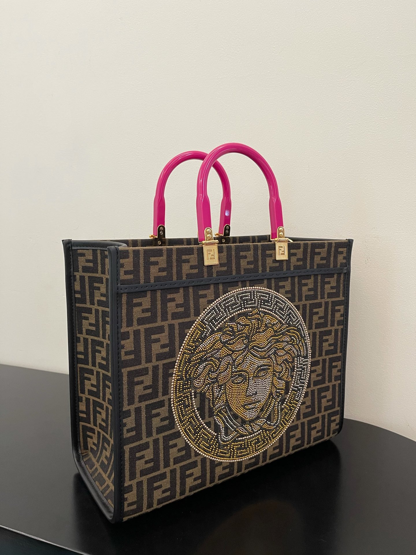 Fendi & Versace Tote-36*17*31CM