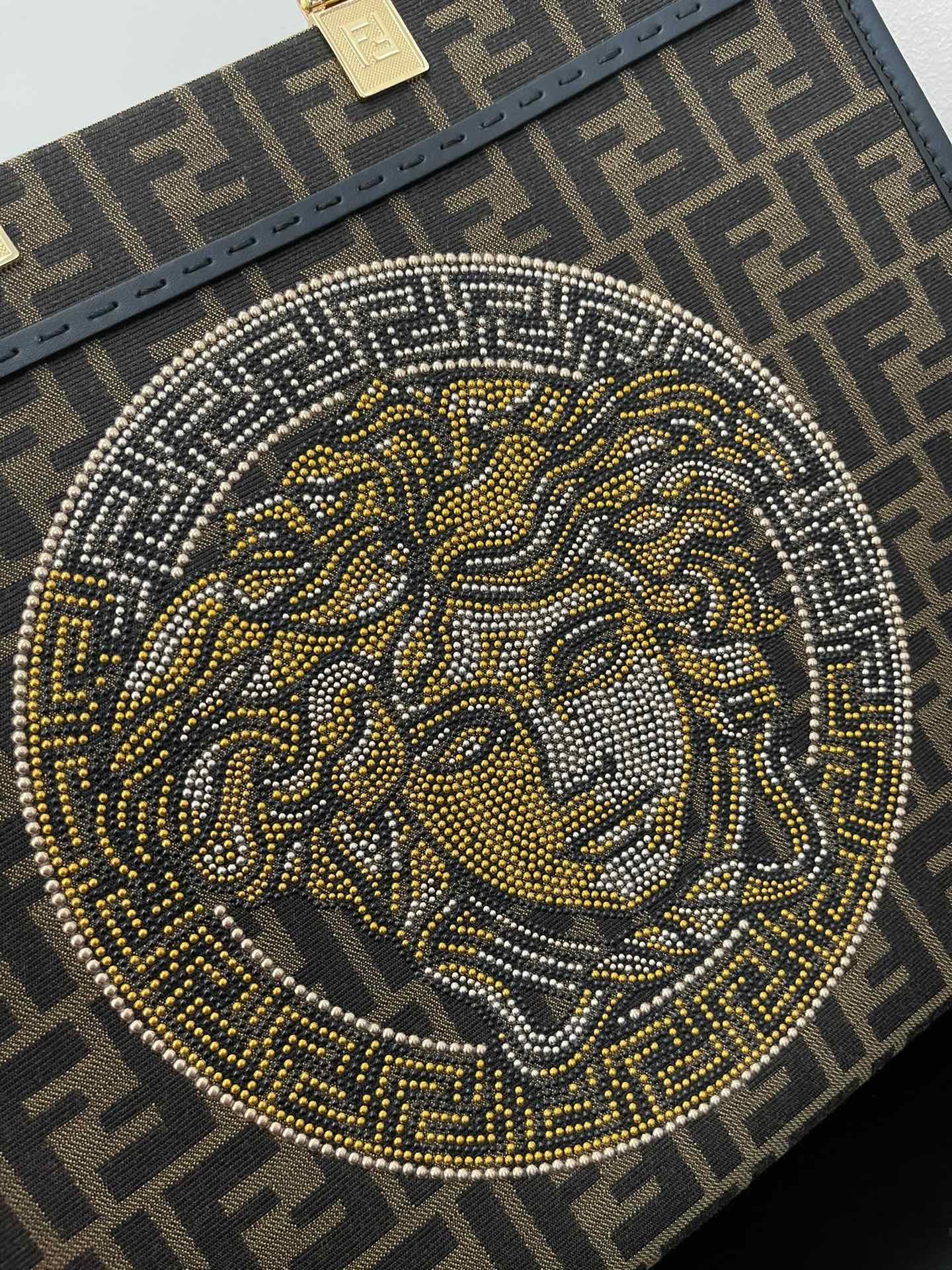 Fendi & Versace Tote-36*17*31CM