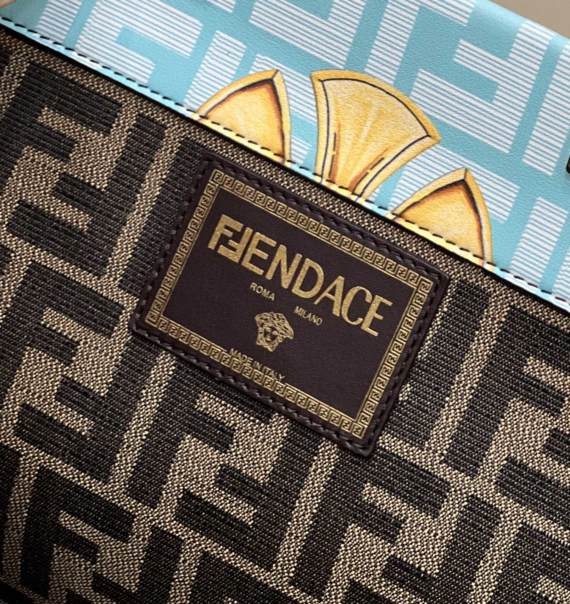 Fendi & Versace Tote-36*17*31CM