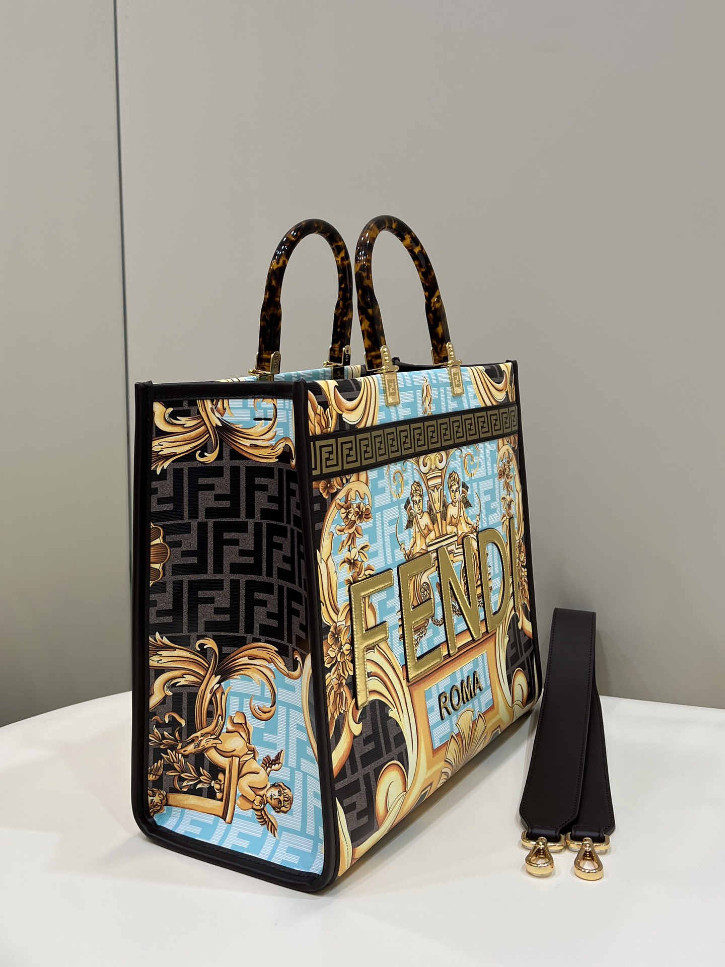 Fendi & Versace Tote-36*17*31CM