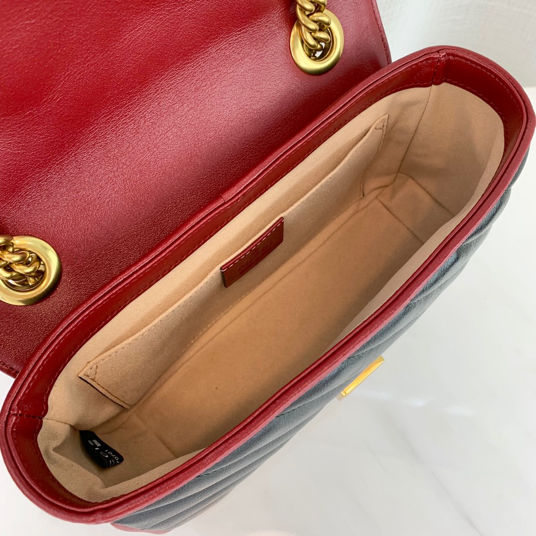 Gucci Marmont Bag-14*23*6CM Gucci Marmont Bag-14*23*6CM