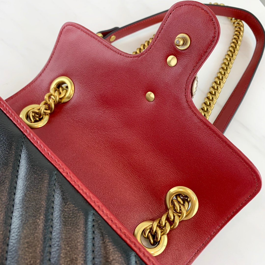 Gucci Marmont Bag-14*23*6CM Gucci Marmont Bag-14*23*6CM
