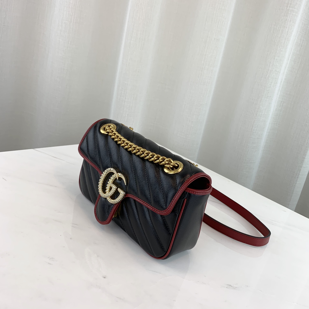 Gucci Marmont Bag-14*23*6CM Gucci Marmont Bag-14*23*6CM