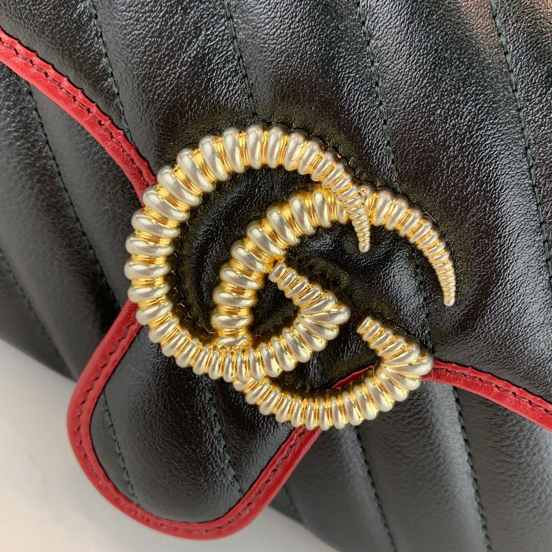 Gucci Marmont Bag-14*23*6CM Gucci Marmont Bag-14*23*6CM