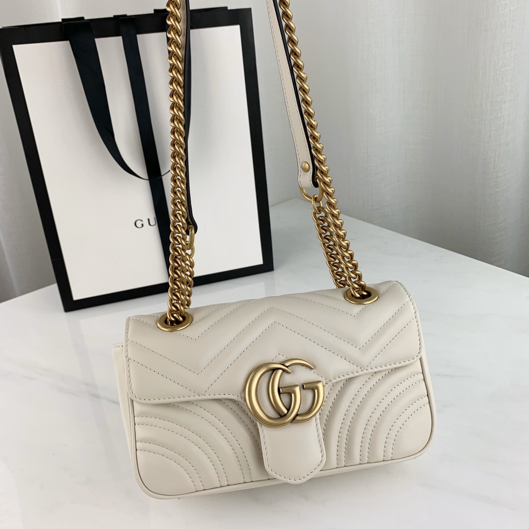 Gucci Marmont Bag-14*23*6CM Gucci Marmont Bag-14*23*6CM