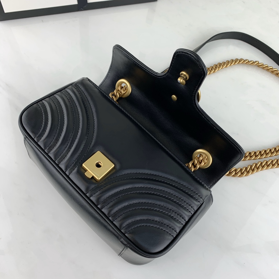 Gucci Marmont Bag-14*23*6CM Gucci Marmont Bag-14*23*6CM