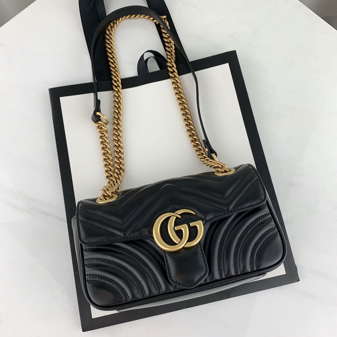 Gucci Marmont Bag-14*23*6CM Gucci Marmont Bag-14*23*6CM