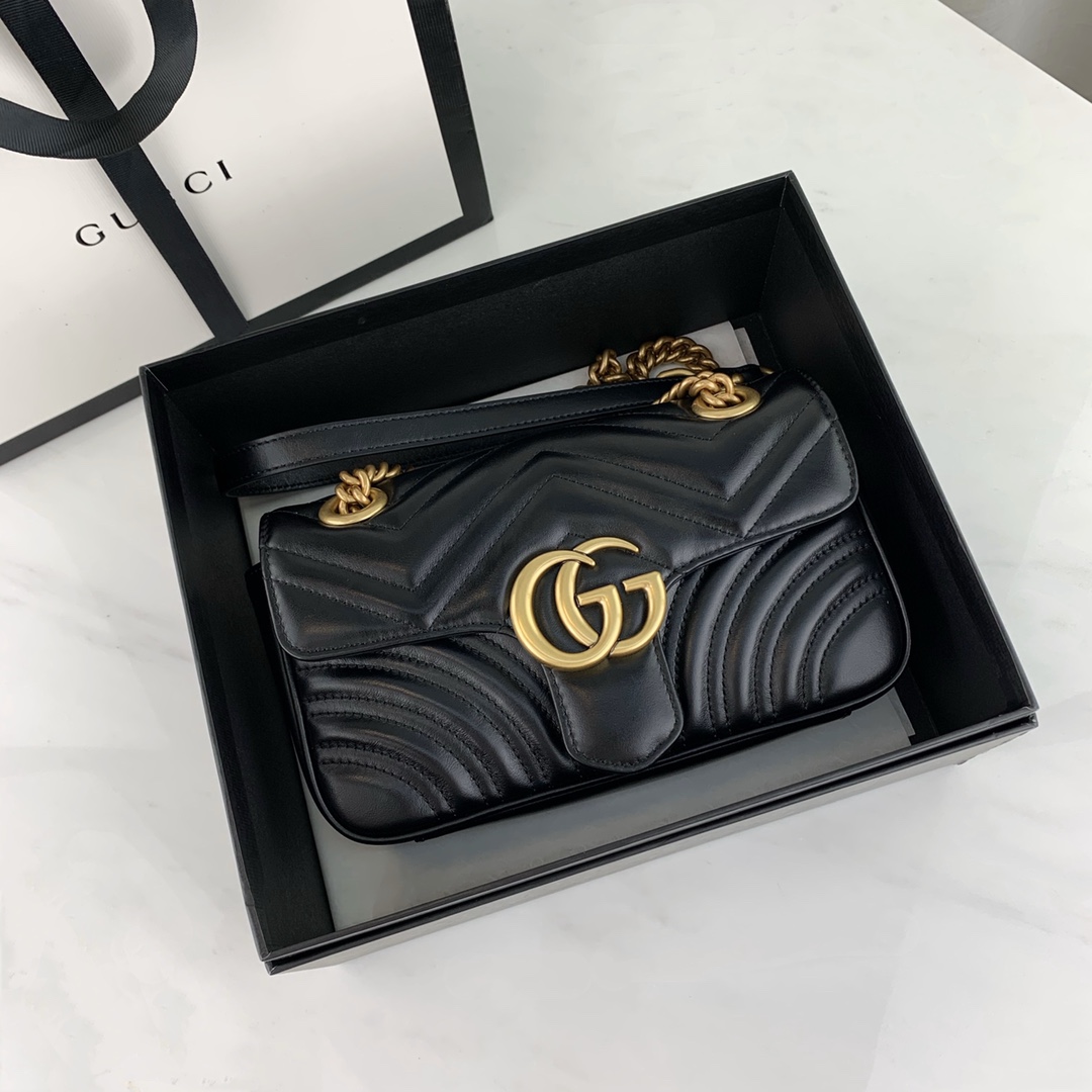 Gucci Marmont Bag-14*23*6CM Gucci Marmont Bag-14*23*6CM