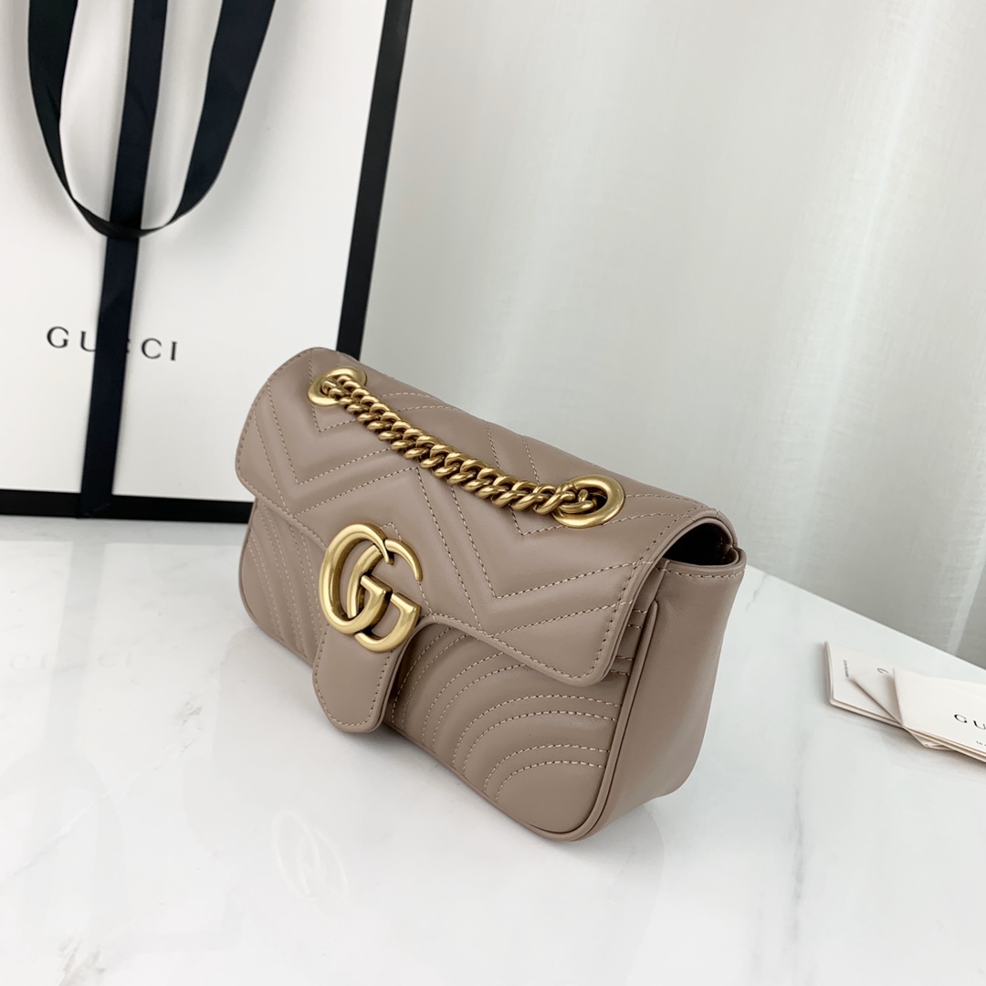 Gucci Marmont Bag-14*23*6CM Gucci Marmont Bag-14*23*6CM
