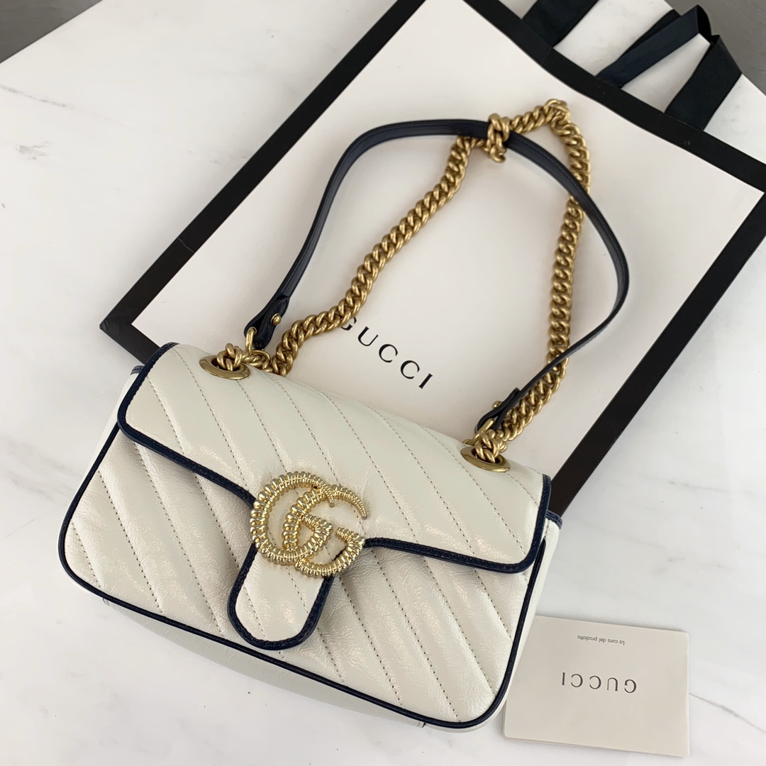 Gucci Marmont Bag-14*23*6CM Gucci Marmont Bag-14*23*6CM