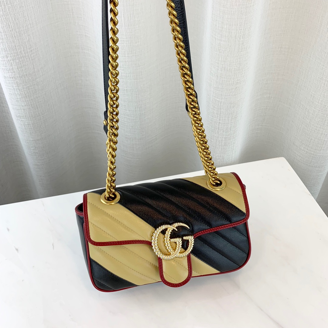Gucci Marmont Bag-14*23*6CM Gucci Marmont Bag-14*23*6CM