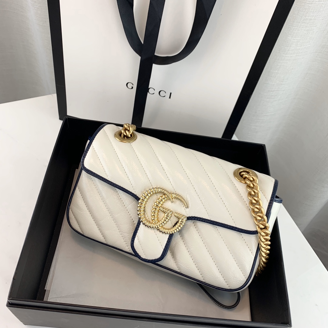 Gucci Marmont Bag-14*23*6CM Gucci Marmont Bag-14*23*6CM