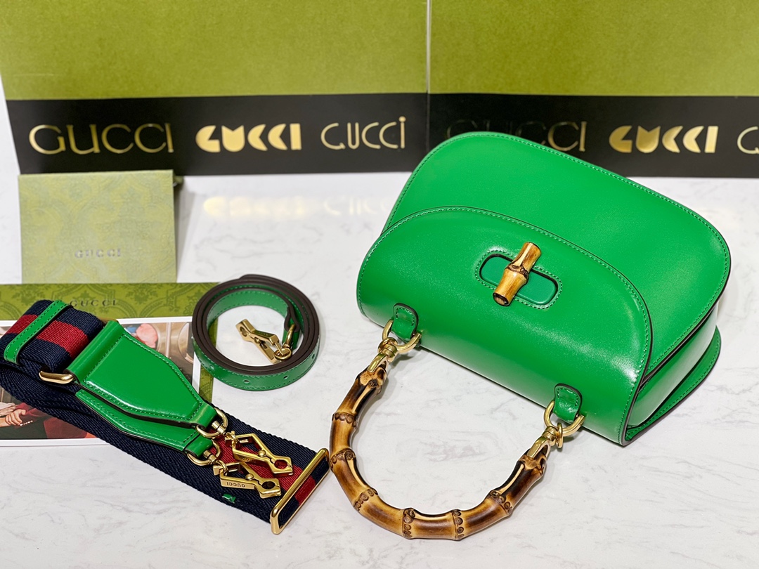 Gucci Bamboo Handbag-211*15*7CM