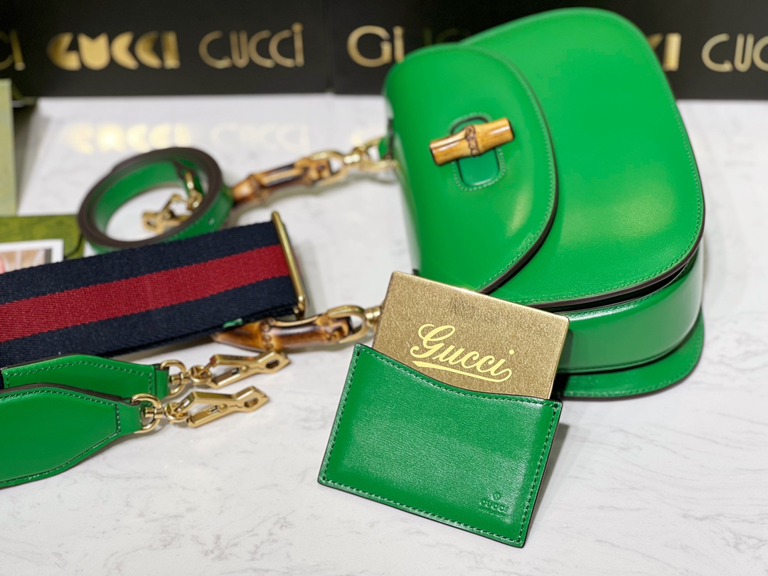 Gucci Bamboo Handbag-211*15*7CM