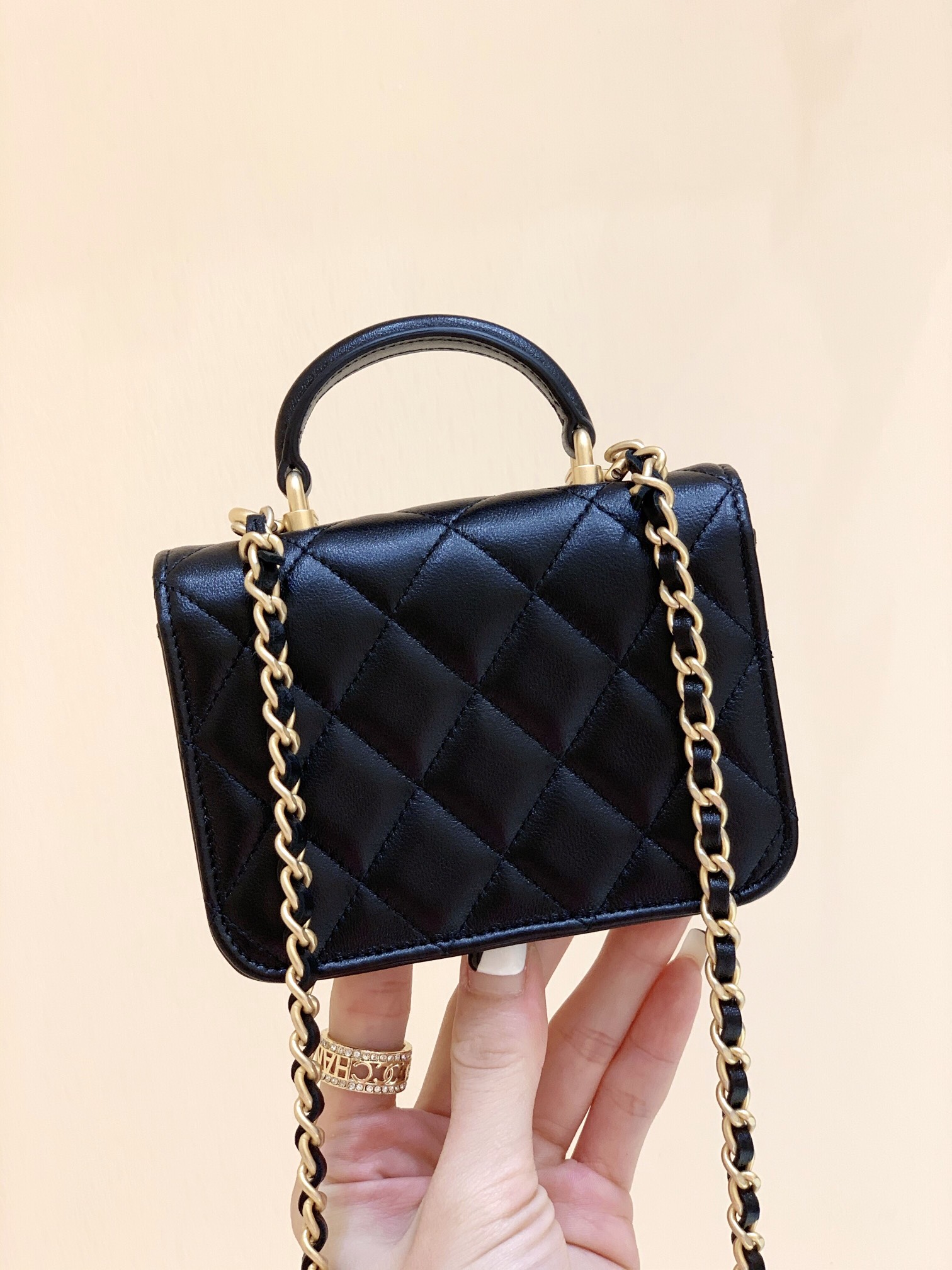 Ch@nel Flap Bag-12.5×9.5×3.5CM
