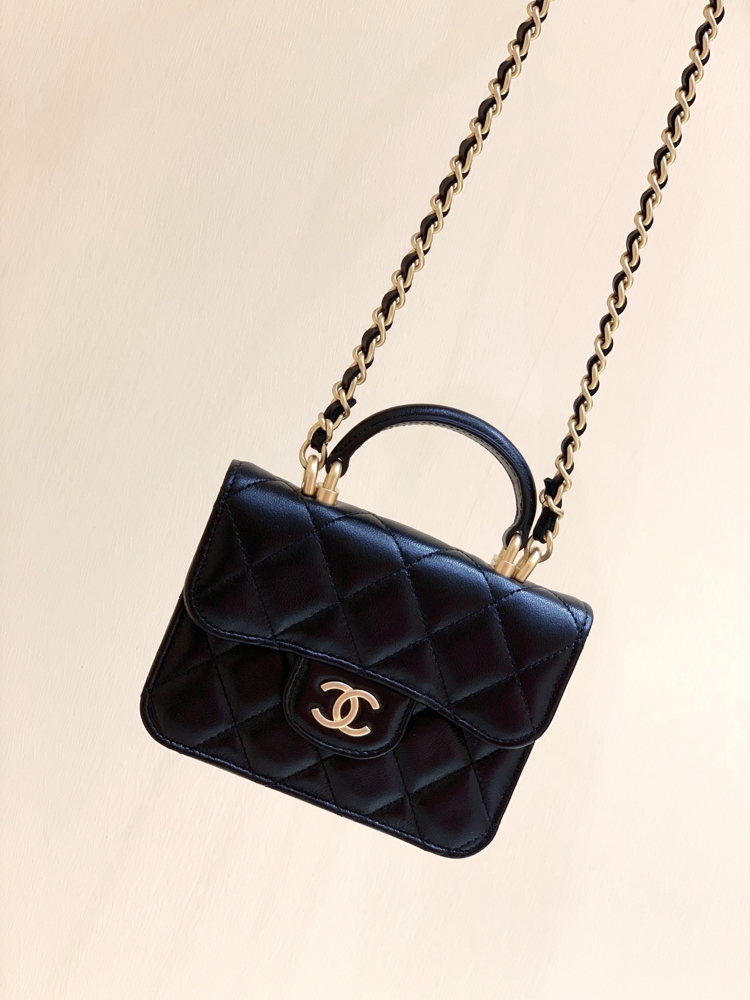 Ch@nel Flap Bag-12.5×9.5×3.5CM