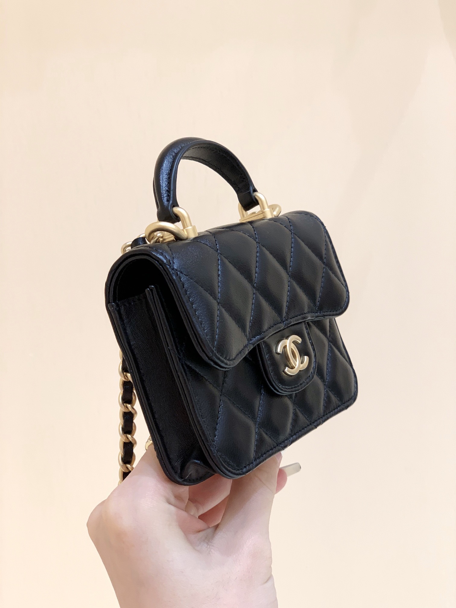Ch@nel Flap Bag-12.5×9.5×3.5CM